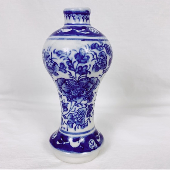 Vintage Blue & White Vase